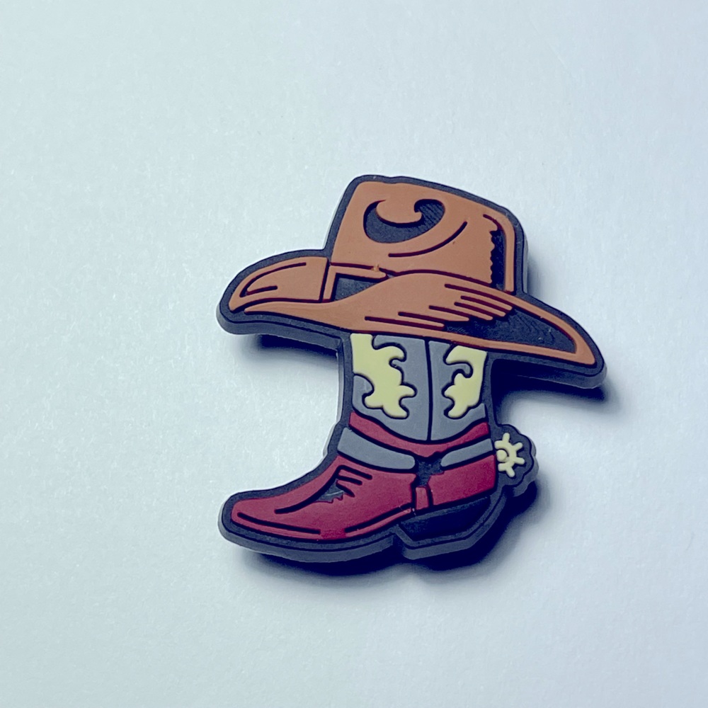 Cowboy Boot Croc Charm